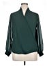 Pleione 100% Polyester Green Long Sleeve Blouse Size XL - photo 1