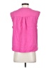 J.Crew Pink Sleeveless Button-Down Shirt Size S - photo 2