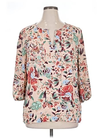 7th Avenue Design Studio New York & Company 3/4 Sleeve Blouse (view 1)