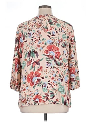 7th Avenue Design Studio New York & Company 3/4 Sleeve Blouse (view 2)