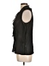 Relativity 100% Polyester Black Sleeveless Blouse Size L - photo 5