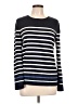 J. McLaughlin Stripes Blue Pullover Sweater Size L - photo 1