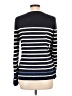 J. McLaughlin Stripes Blue Pullover Sweater Size L - photo 2