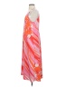 Natori Tie-dye Orange Cocktail Dress Size S (estimated) - photo 5