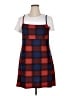 Justify Plaid Red Casual Dress Size XL - photo 1