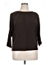 MICHAEL Michael Kors Brown 3/4 Sleeve Top Size XL - photo 1