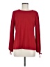 Talbots Red Long Sleeve Blouse Size M - photo 1