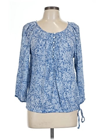 Christopher & Banks 3/4 Sleeve Blouse (view 1)