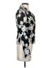 Nanette Lepore 100% Polyester Floral Silver Blazer Size 0 - photo 4
