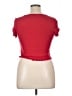 Shein Curve Red Short Sleeve Top Size 16 Plus (2) - photo 2
