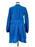 Armani Exchange 100% Polyester Solid Blue Casual Dress Size 16 - photo 2
