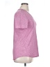 lucy Purple Short Sleeve Top Size XL - photo 4