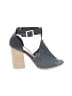 Qupid Gray Sandals Size 5 1/2 - photo 1