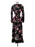 Maje 100% Viscose Floral Black Cocktail Dress Size Sm (1) - photo 2