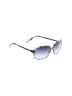Salvatore Ferragamo Silver Black Sunglasses One size - photo 1