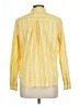 Old Navy 100% Cotton Stripes Yellow Long Sleeve Button-Down Shirt Size L - photo 2