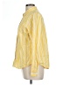 Old Navy 100% Cotton Stripes Yellow Long Sleeve Button-Down Shirt Size L - photo 5