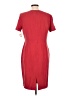 Neiman Marcus 100% Silk Solid Red Casual Dress Size 12 - photo 2