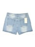 Musera 100% Cotton Blue Denim Shorts Size 30 waist - photo 2