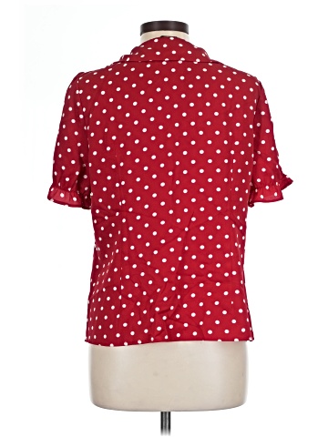 Allegra K Short Sleeve Blouse (view 2)