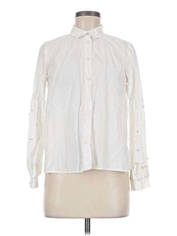 Zara Basic Long Sleeve Blouse (view 1)