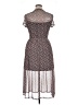 AUW Print Brown Casual Dress Size XL - photo 2