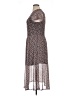 AUW Print Brown Casual Dress Size XL - photo 5
