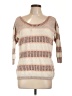 Maison Scotch Stripes Tan Pullover Sweater Size Lg (3) - photo 1
