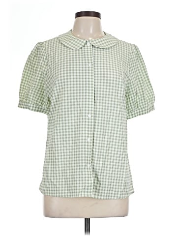 Allegra K Short Sleeve Blouse (view 1)