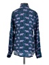 J.Crew Collection Print Blue Long Sleeve Blouse Size 00 - photo 2