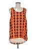 Pleione Orange Sleeveless Top Size M - photo 1
