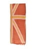 Ronen Chen 100% Viscose Orange Scarf One size - photo 2