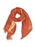 Ronen Chen 100% Viscose Orange Scarf One size - photo 1