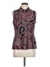 Tommy Hilfiger Paisley Burgundy Sleeveless Blouse Size L - photo 1