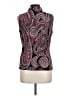 Tommy Hilfiger Paisley Burgundy Sleeveless Blouse Size L - photo 2