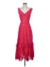 J.Crew 100% Silk Hearts Red Cocktail Dress Size 0 - photo 1