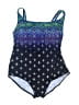 Longitude Paisley Blue One Piece Swimsuit Size 22 - photo 1
