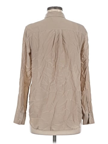 Everlane Long Sleeve Silk Top (view 2)