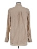 Everlane 100% Silk Tan Long Sleeve Silk Top Size 6 - photo 2