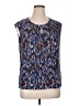 Kasper Blue Sleeveless Blouse Size XL - photo 1
