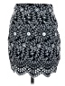 Ann Taylor LOFT 100% Polyester Paisley Black Casual Skirt Size 0 Petite - photo 1