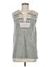 Tiny Gray Sleeveless Blouse Size M - photo 1