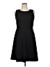 Talbots Outlet Solid Black Casual Dress Size 14 - photo 1