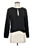Club Monaco 100% Polyester Black Long Sleeve Blouse Size XS - photo 1