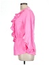Boston Proper Solid Pink 3/4 Sleeve Blouse Size 10 - photo 5