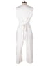 Tahari Solid White Jumpsuit Size 12 - photo 2