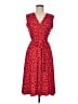 Leota Hearts Red Casual Dress Size M - photo 1