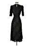 Halogen 100% Viscose Animal Print Black Cocktail Dress Size XXS - photo 2