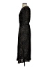 Halogen 100% Viscose Animal Print Black Cocktail Dress Size XXS - photo 5