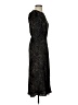 Halogen 100% Viscose Animal Print Black Cocktail Dress Size XXS - photo 4